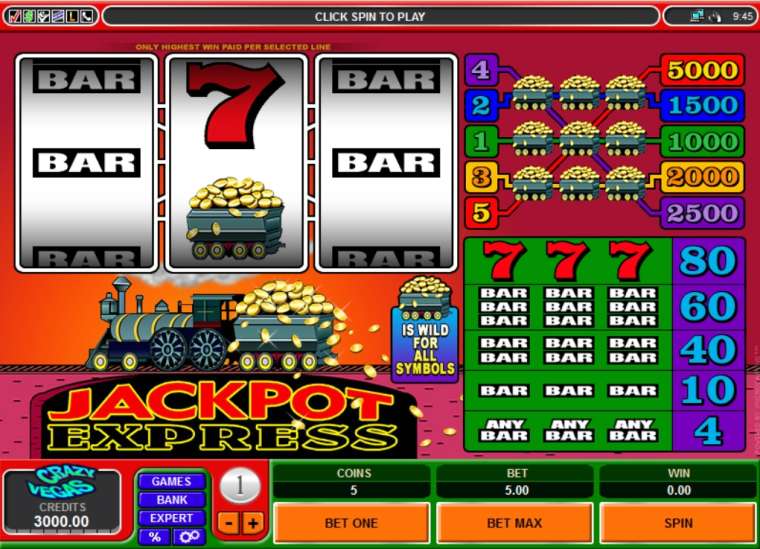 Play Jackpot Express pokie NZ