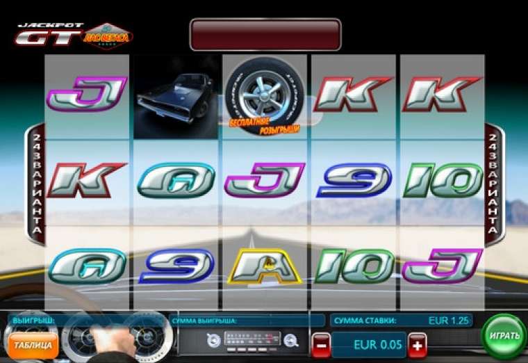 Play Jackpot GT: Race to Vegas pokie NZ