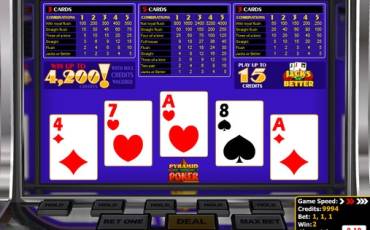 Jacks or Better Pyramid Poker online