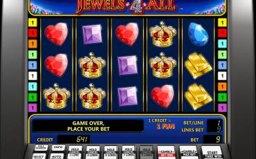 Jewels 4 All pokie NZ