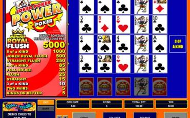 Joker Poker Power Poker online