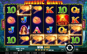 Jurassic Giants pokie NZ