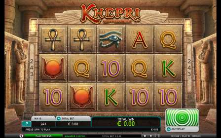 Khepri – The Eternal God by Leander Games NZ