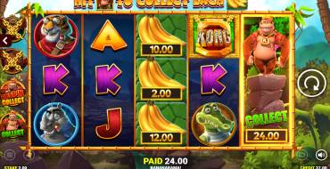 King Kong Cash Go Bananas Jackpot King: Winnings