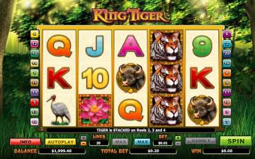 King Tiger pokie NZ