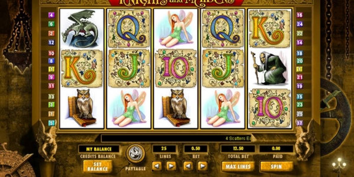 Knights and Maidens pokie NZ