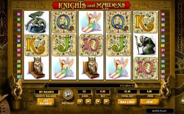 Knights and Maidens pokie NZ