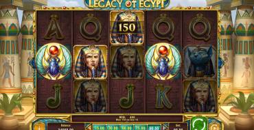 Legacy of Egypt: Winnings