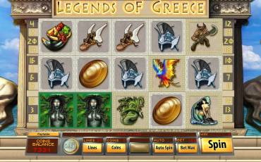 Legends of Greece pokie NZ