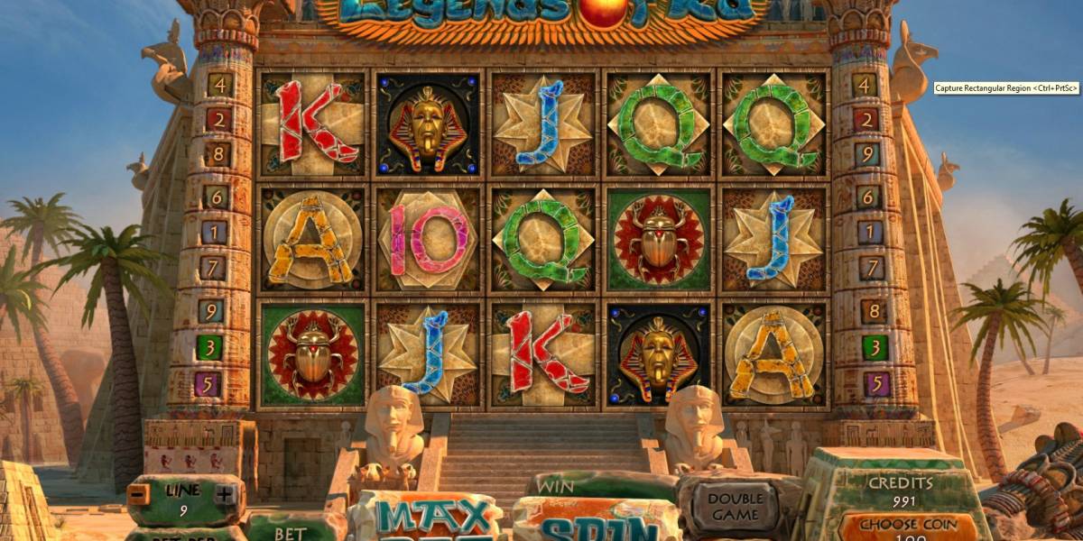 Legends of Ra pokie NZ