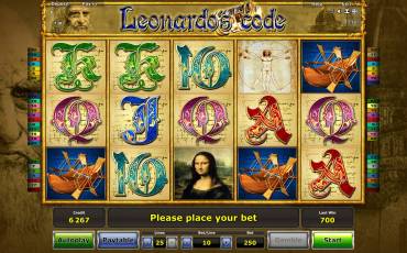 Leonardo’s Code pokie NZ