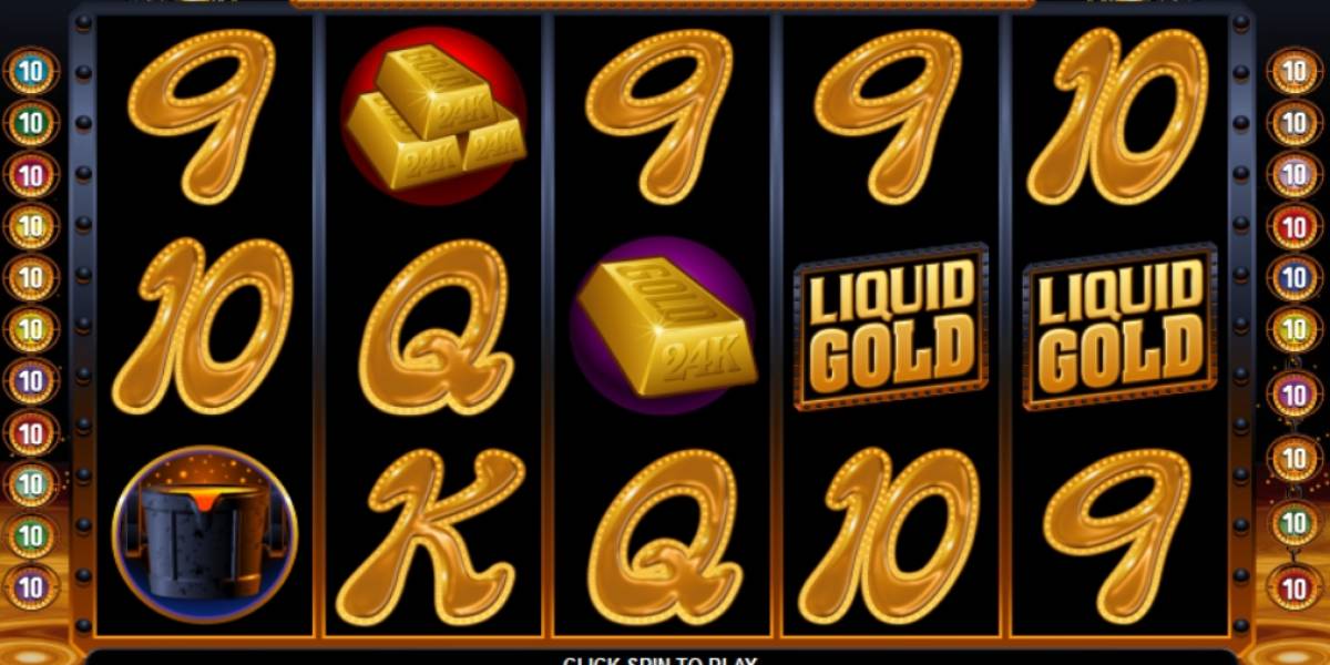 Liquid Gold pokie NZ