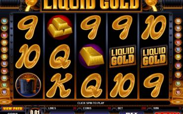 Liquid Gold pokie NZ