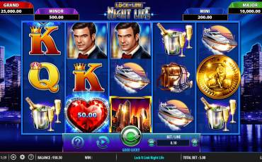 Lock It Link - Night Life pokie NZ