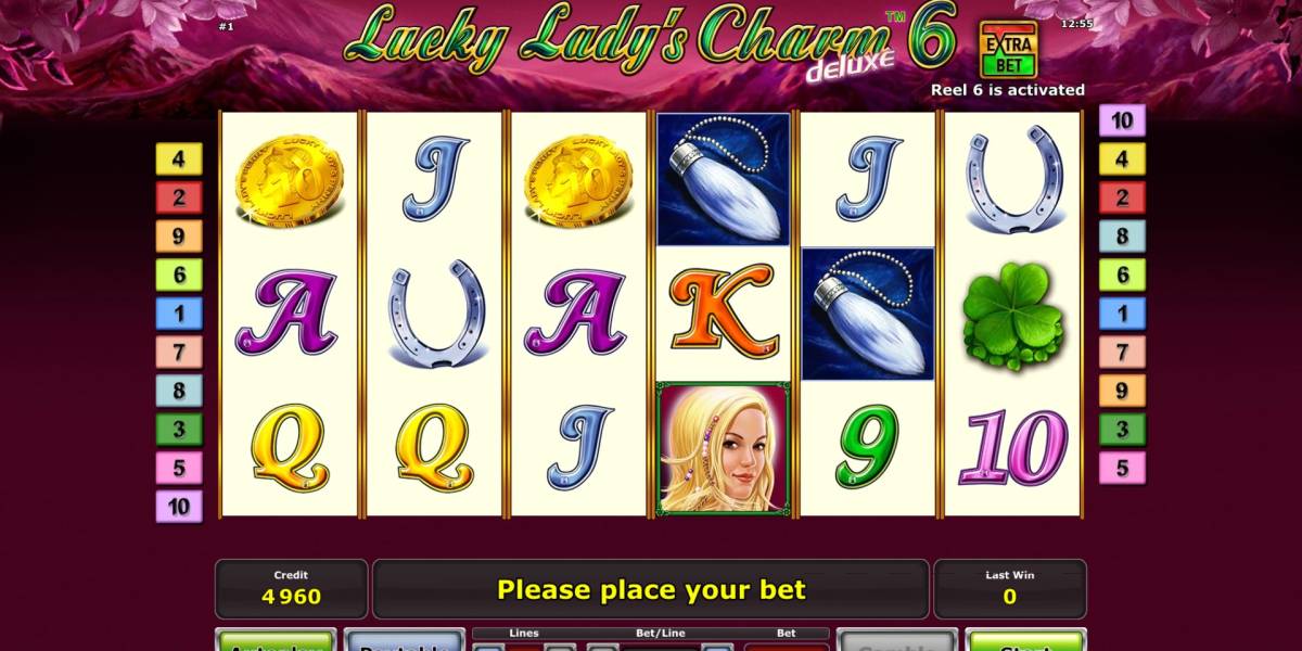 Lucky Lady’s Charm 6 Deluxe pokie NZ