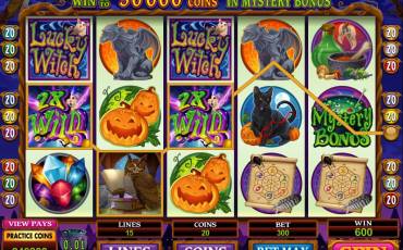 Lucky Witch pokie NZ