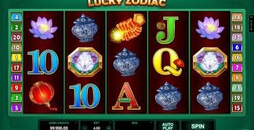 Lucky Zodiac: Игровой автомта