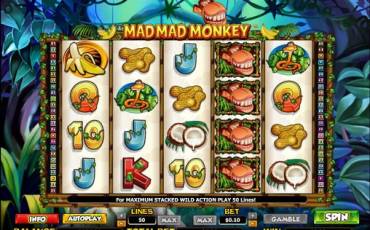 Mad Mad Monkey pokie NZ