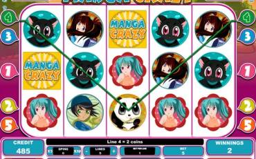 Manga Crazy pokie NZ