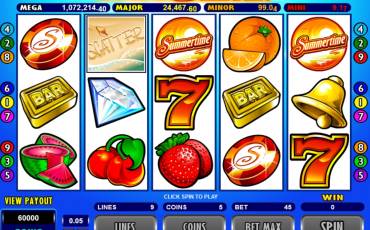 Mega Moolah Summertime – Progressive pokie NZ