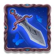 Sword symbol in Merlin Realm of Charm pokie