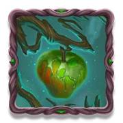 Apple symbol in Merlin Realm of Charm pokie