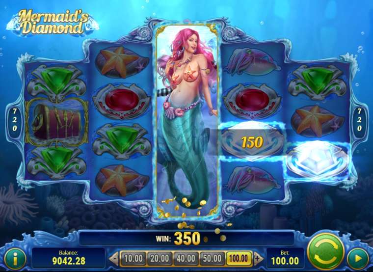 Play Mermaid’s Diamond pokie NZ