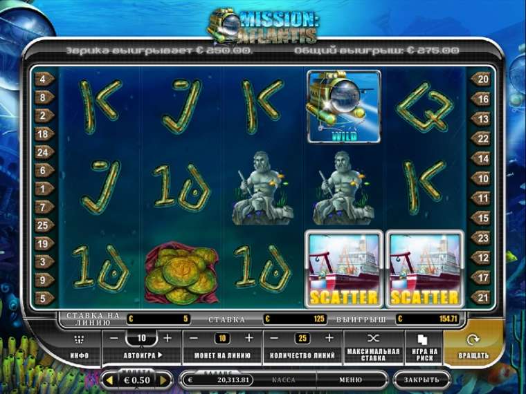 Play Mission Atlantis pokie NZ