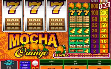 Mocha Orange pokie NZ