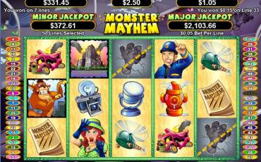 Monster Mayhem pokie NZ