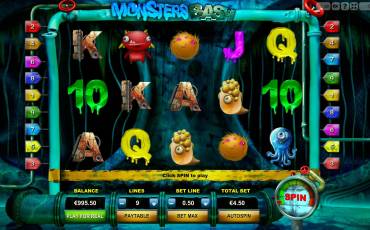 Monsters Bash pokie NZ