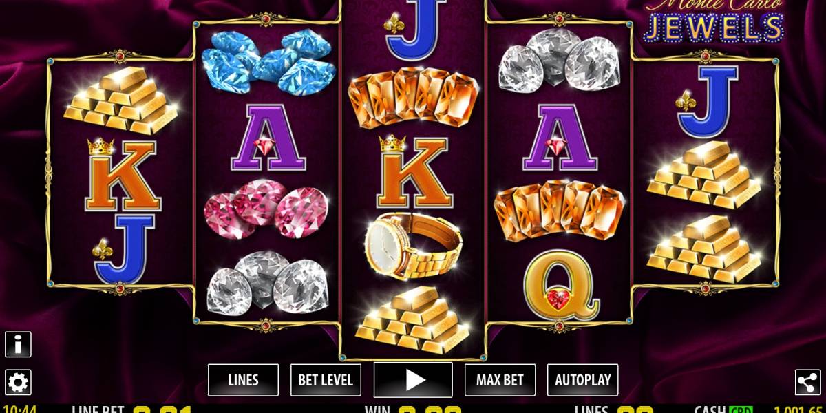 Monte Carlo Jewels pokie NZ