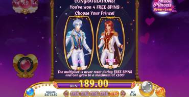 Moon Princess Power of Love: Free spins