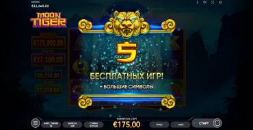 Moon Tiger: Free spins and/or respins