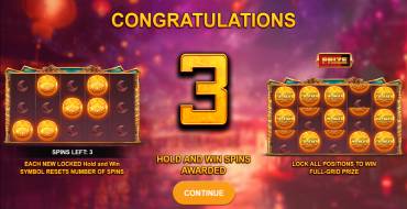 Mooncake Riches Hold and Win: Bonus games