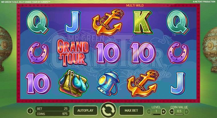 Play Mr. Green’s Grand Tour pokie NZ