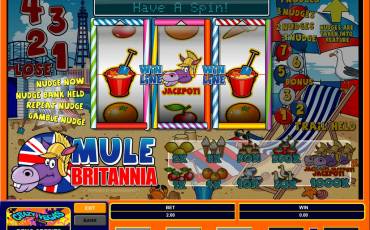 Mule Britannia pokie NZ