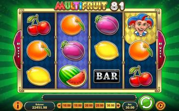 MultiFruit 81 pokie NZ