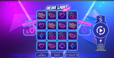 Neon Light Fruits: Design