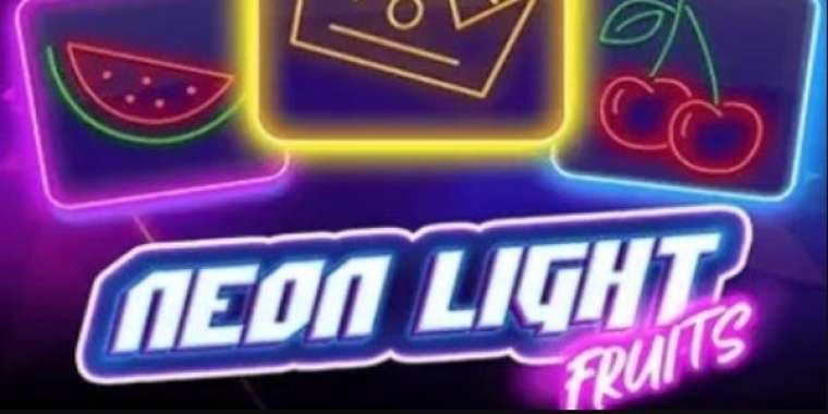 Play Neon Light Fruits pokie NZ
