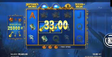 Neptune's Riches: Ocean of Wilds: Winnings