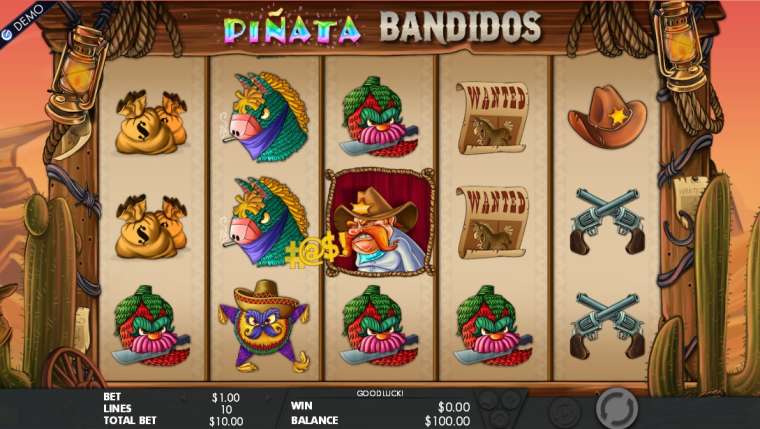 Play Pinata Bandidos pokie NZ