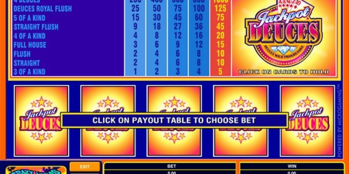 Progressive Jackpot Deuces Wild Poker online