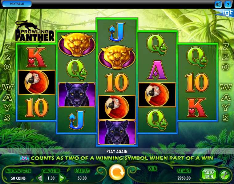 Play Prowling Panther pokie NZ