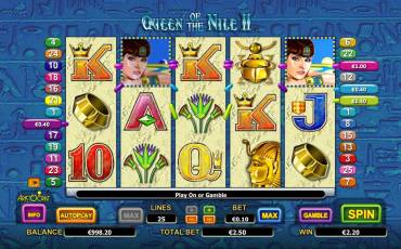 Queen of the Nile II pokie NZ