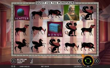 Quest for the Minotaur pokie NZ