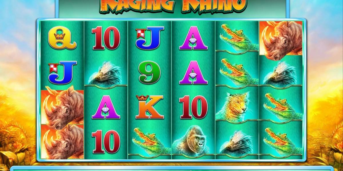 Raging Rhino pokie NZ