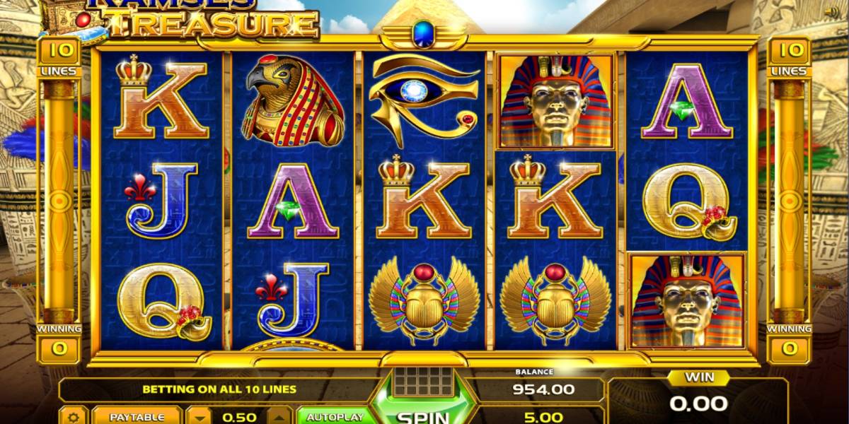 Ramses Treasure pokie NZ