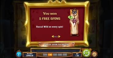 Rascal Riches: Free spins