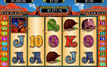 Red Sands pokie NZ